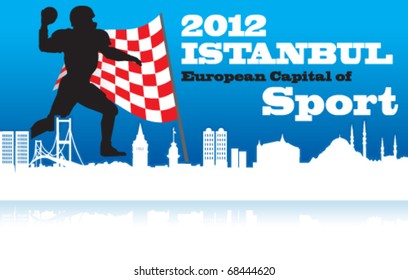 Istanbul European Capital Of Sport, Istanbul Panorama, Bosporus, Turkey
