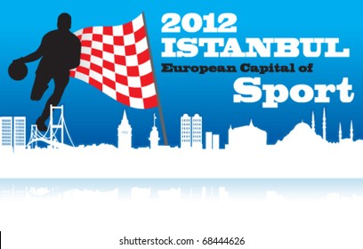 Istanbul European Capital Of Sport, Istanbul Panorama, Bosporus, Turkey
