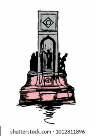 istanbul graphic design vector art