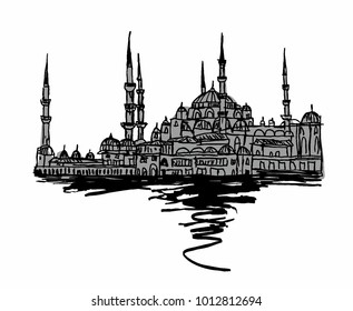 istanbul graphic design vector art