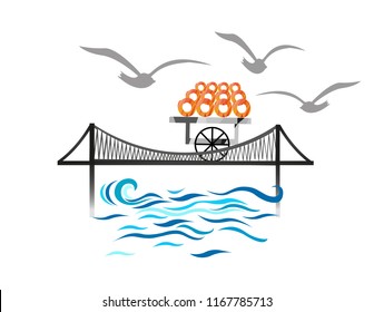 Istanbul illustration vector
