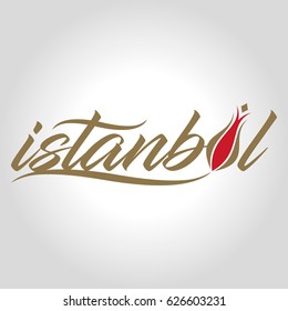 istanbul logo, icon and symbol vector illustration