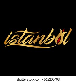 istanbul logo, icon and symbol vector illustration