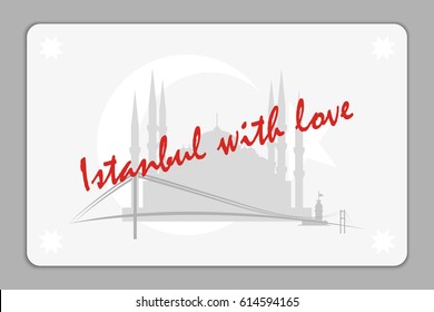 Istanbul logo vector silhouette.