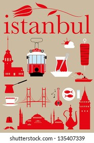 Istanbul Pictogram Set