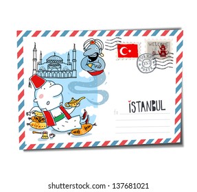 Istanbul postcard