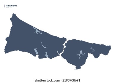 Istanbul Province Map Of Turkey.