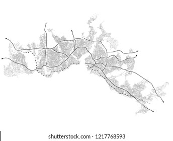 Vector de la huella de Estambul (Turquía)