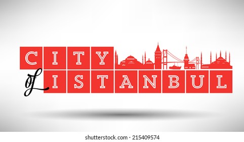 Istanbul Typographic Design