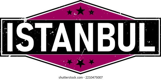 Istanbul typography design vector, for t-shirt, poster and other uses