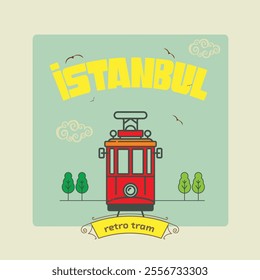 istanbul'un önemli simgelerinden tramway vectör 
Translate:Tram vector, one of the important symbols of Istanbul