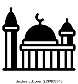 Istiqlal Mosque icon for web, app, infographic, etc