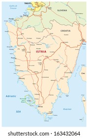 Istria Road Map