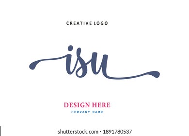 ISU lettering logo is simple, easy to understand and authoritative