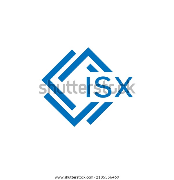 Isx Letter Logo Design On White Stock Vector (Royalty Free) 2185556469 ...