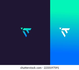 IT, TI Letter Logo Vector Template Abstract Monogram Symbol . Usable for Business sport, technology, fashion, digital And future creative logo