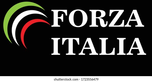 Italia doodle Lettering. Hand-lettered print. Vector typographic design.
