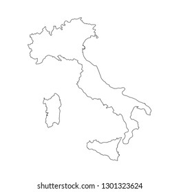 Italia map. italia icon