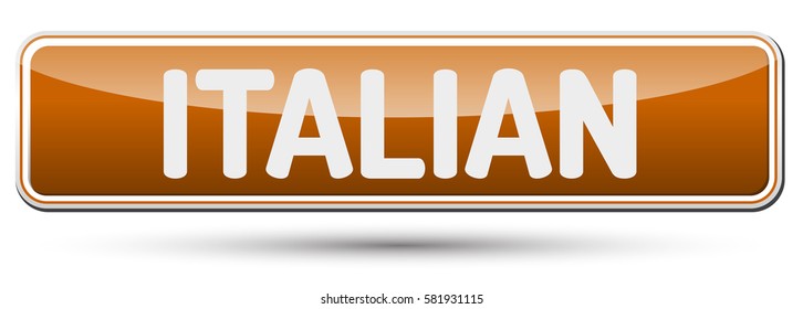 ITALIAN - Abstract beautiful button with text.