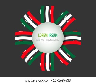 italian background with flag