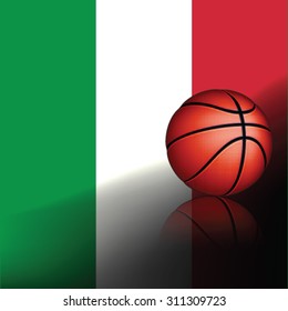 Italian basketball, vector