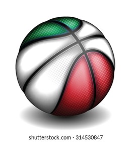 Italian basketball, vector