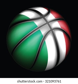 Italian basketball, vector
