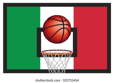 Italian basketball, vector