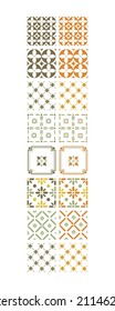 Italian ceramic tiles Vector graphics