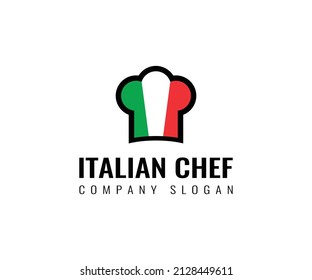 Italian chef business logo design