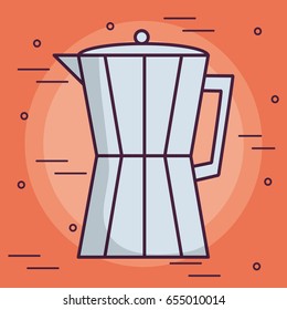italian coffee maker icon