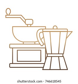 italian coffee maker icon 
