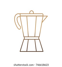 italian coffee maker icon 