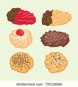 Italian Cookies vector