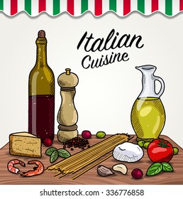 Italian Cuisine Ingredients