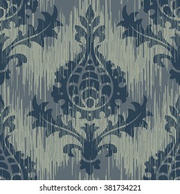 Italian damask brocade pattern seamless vector background tile