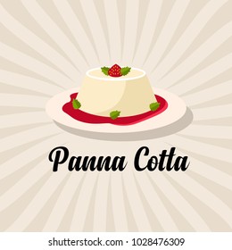 Italian Dishes Illustration