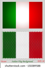 italian flag background