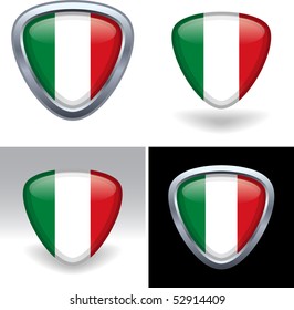 Italian Flag Crest
