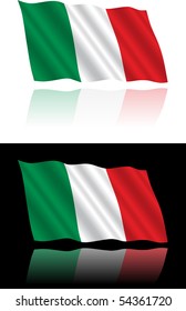 Drapeau Italien Image Vectorielle De Stock Libre De Droits