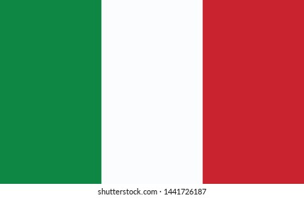 italian flag illustration vector design