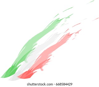 Italian flag sketch