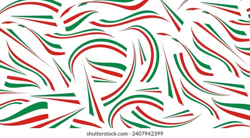Italian flag textured background.  pattern. vector illustration icons set

