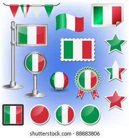 italian flag vector