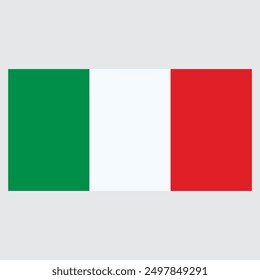 italian flag vector design, useful for printing and decoration needs.