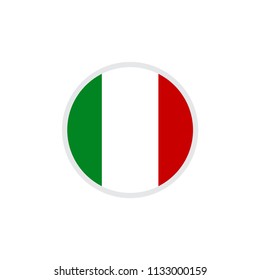 Italian flag vector icon