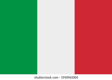 Italian flag vector icon. The flag of Italy.