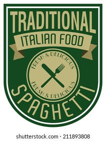 italian food label