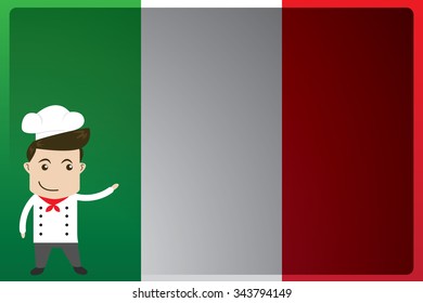 Italian food menu template, vector EPS10.
