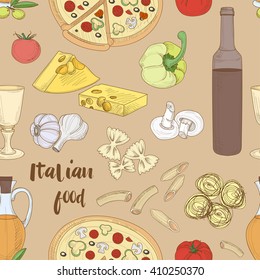 Italian food pattern